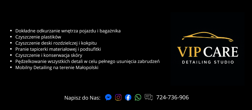 VIP CARE Detailing Studio - studio detailingowe Limanowa